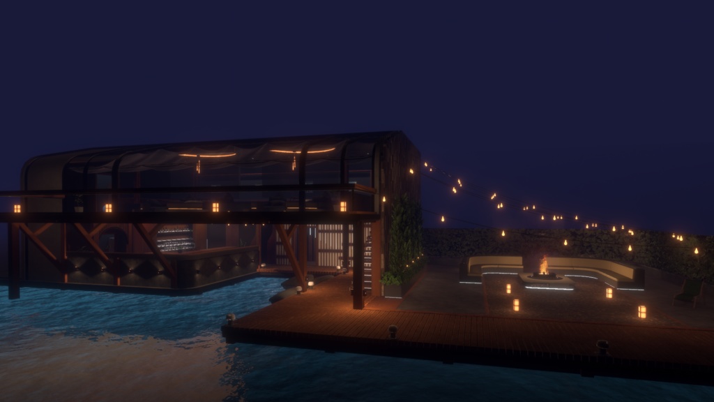 【VRChatワールド】Tranquil Glampport