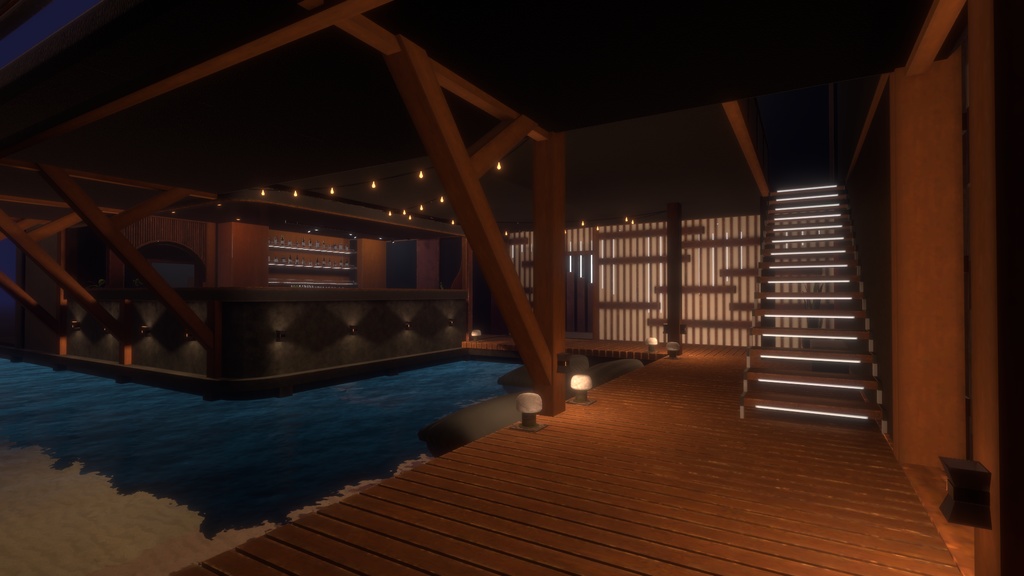 【VRChatワールド】Tranquil Glampport