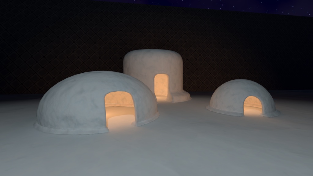 【3DModel】雪系プロップ【33種類】