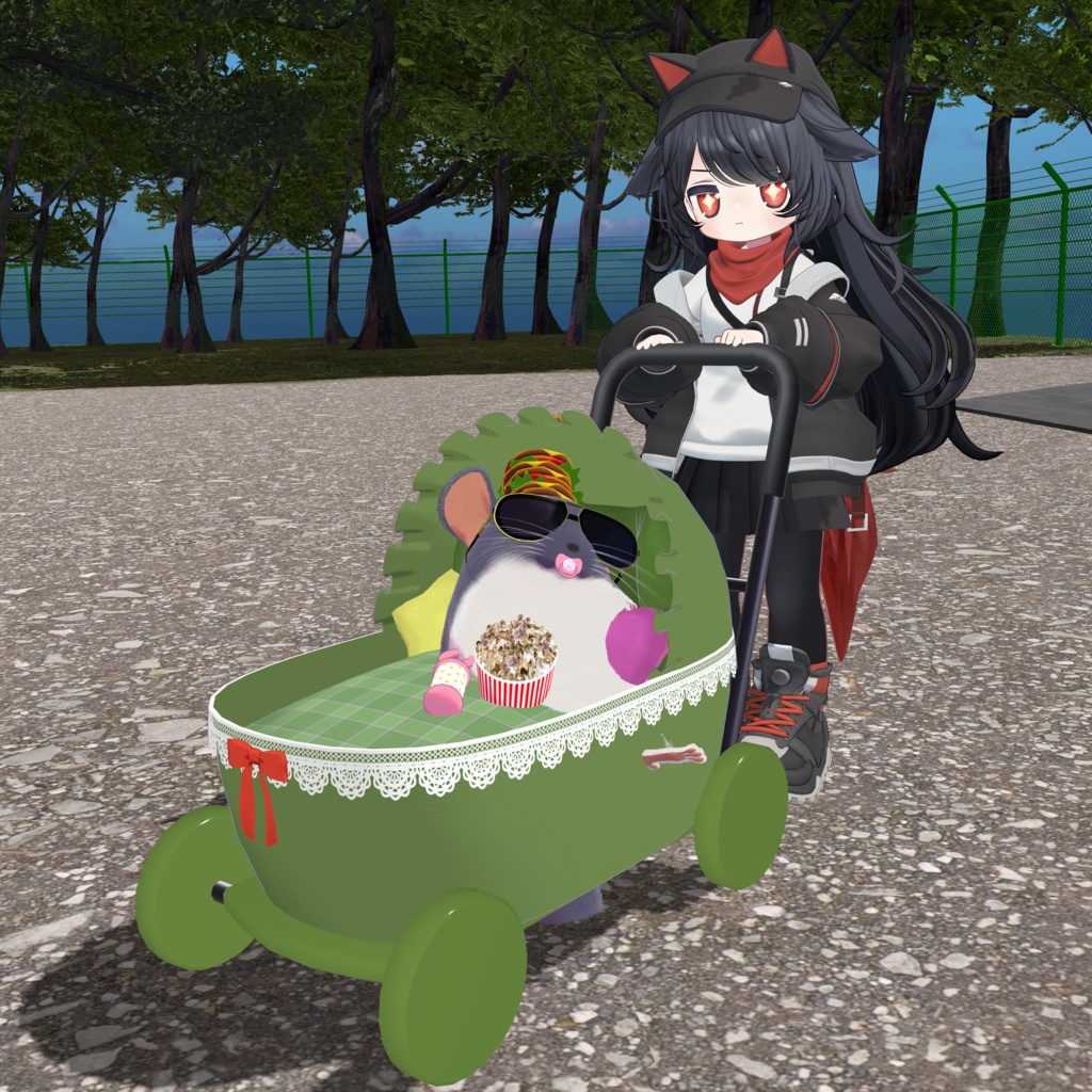 【発売記念セール】ギミック付きアカチャンカート!【MA対応】