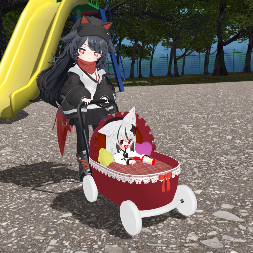 【発売記念セール】ギミック付きアカチャンカート!【MA対応】