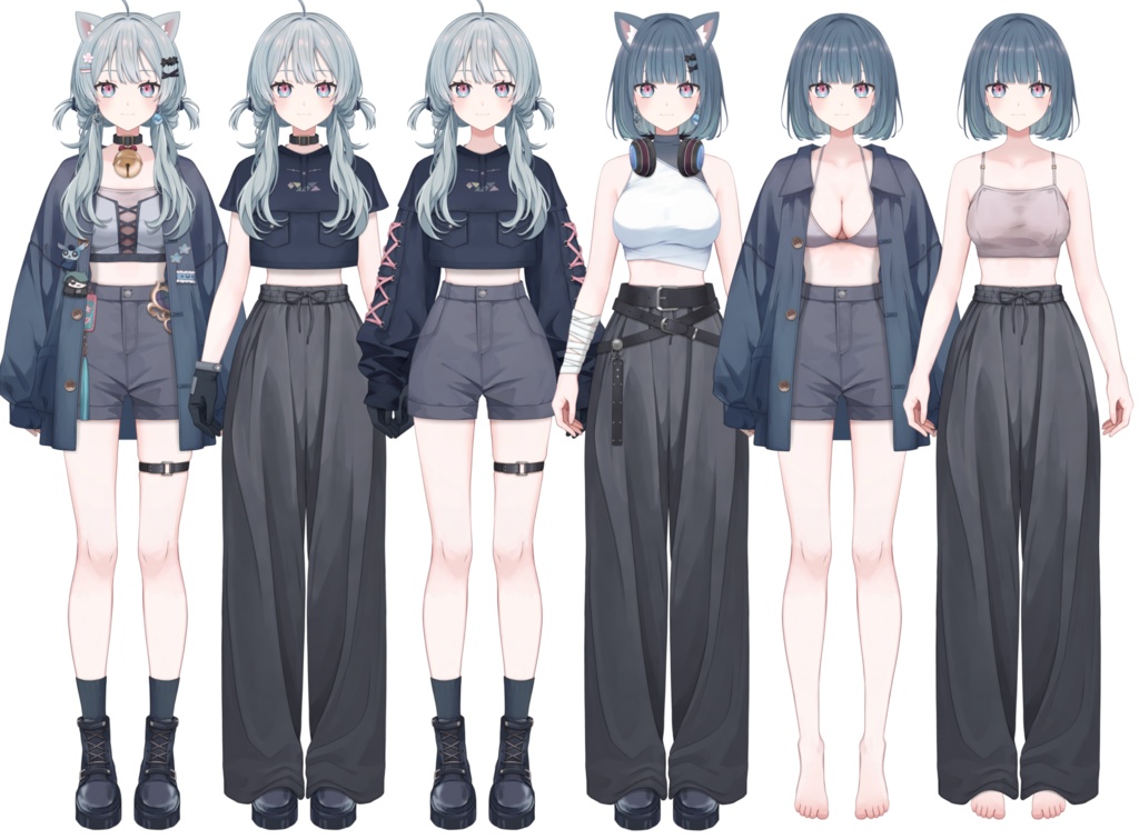 【Live2D/VTS/VBridger対応】限定1点モデル・統合ファイル