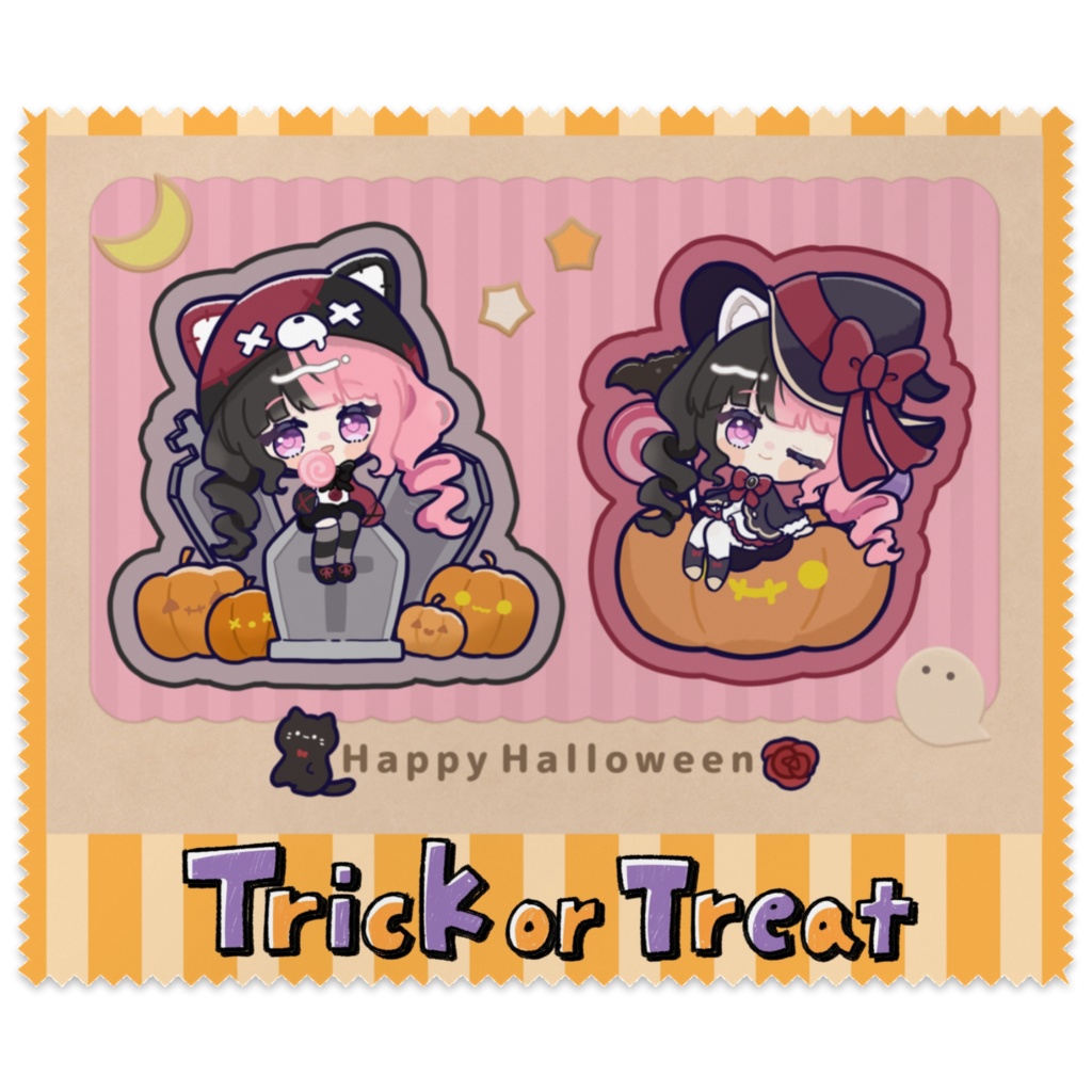 いもにゃん メガネ拭き Halloweenバージョン