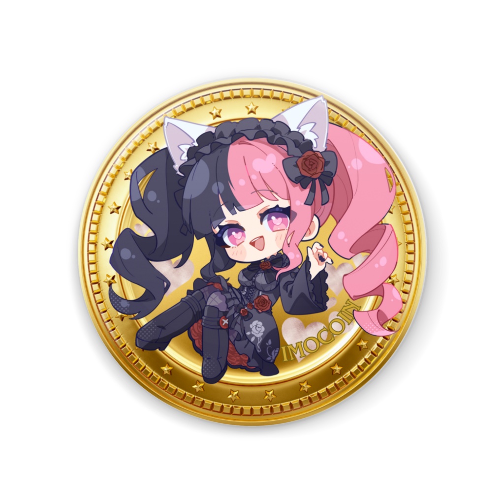 いもにゃん缶ミラー イモコイン