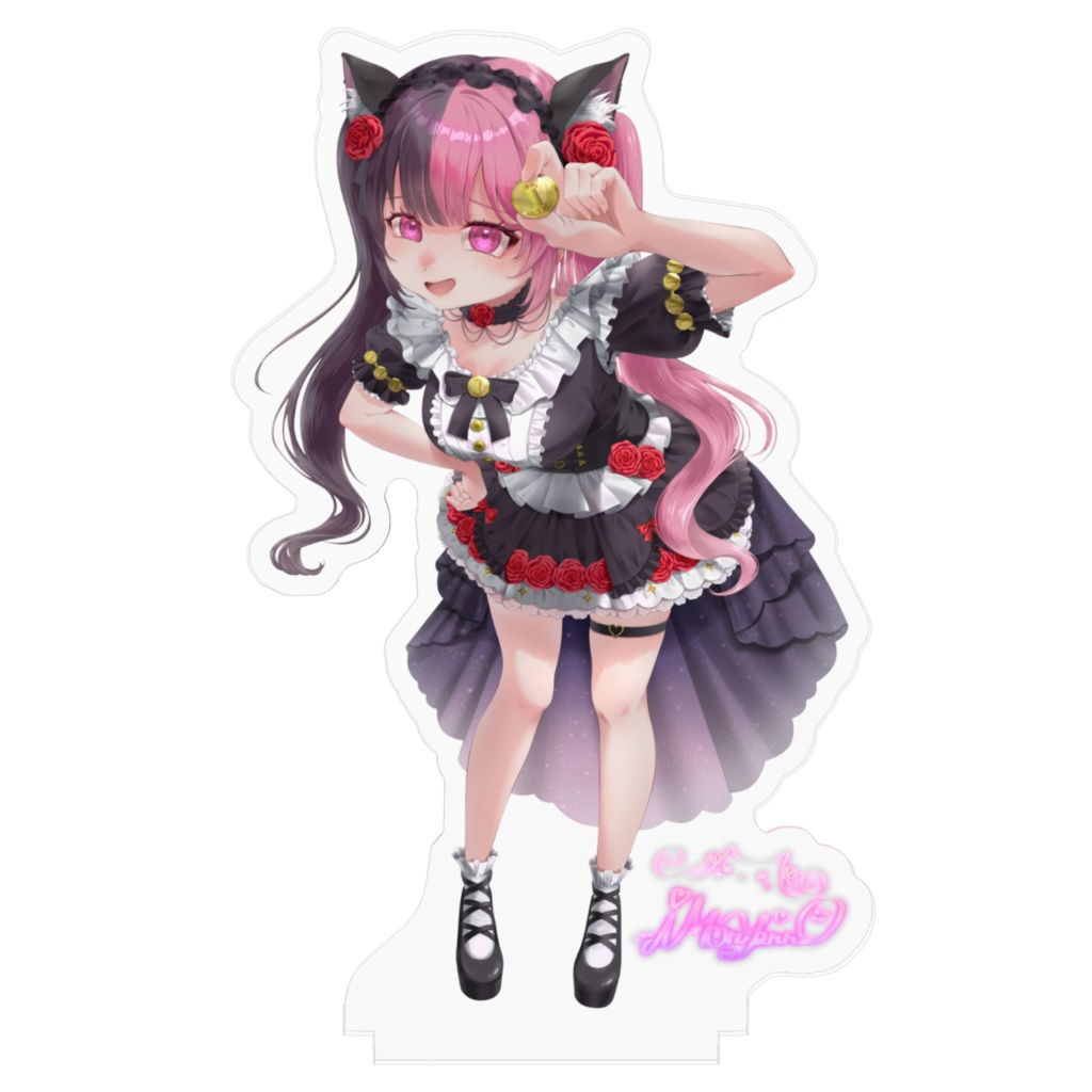 いもにゃんサイン入りアクリルスタンド100mm