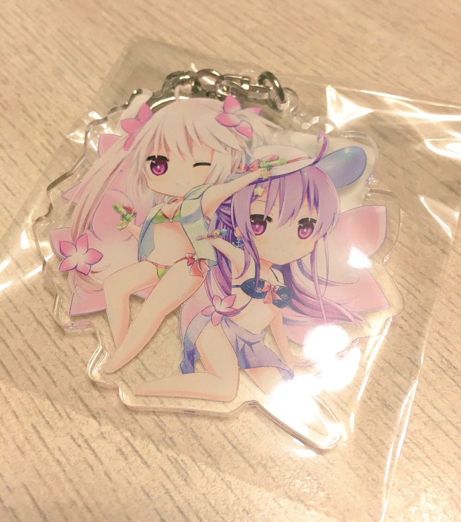 ましもも水着アクリルキーホルダー