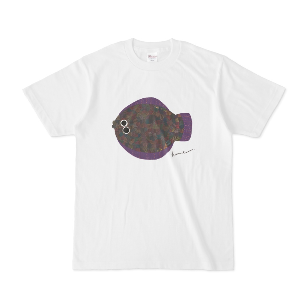 アーティスティックひらめTシャツ