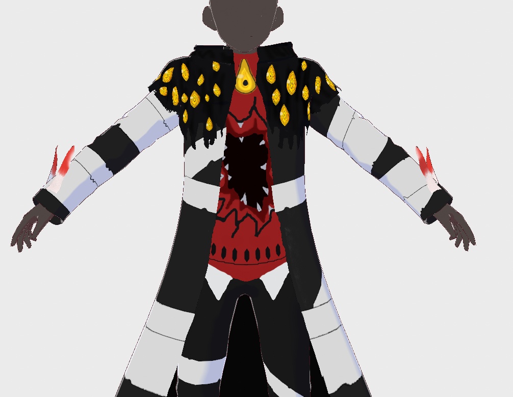 【ロボトミーコーポレーション二次創作モデル】E.G.O Suit『黄昏』【Vroid】