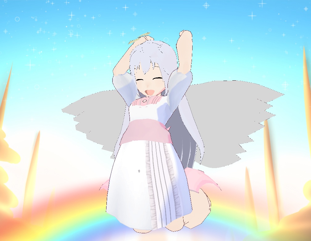 【Halo Beats!二次創作モデル】ブランコ・ハープ【Vroid】