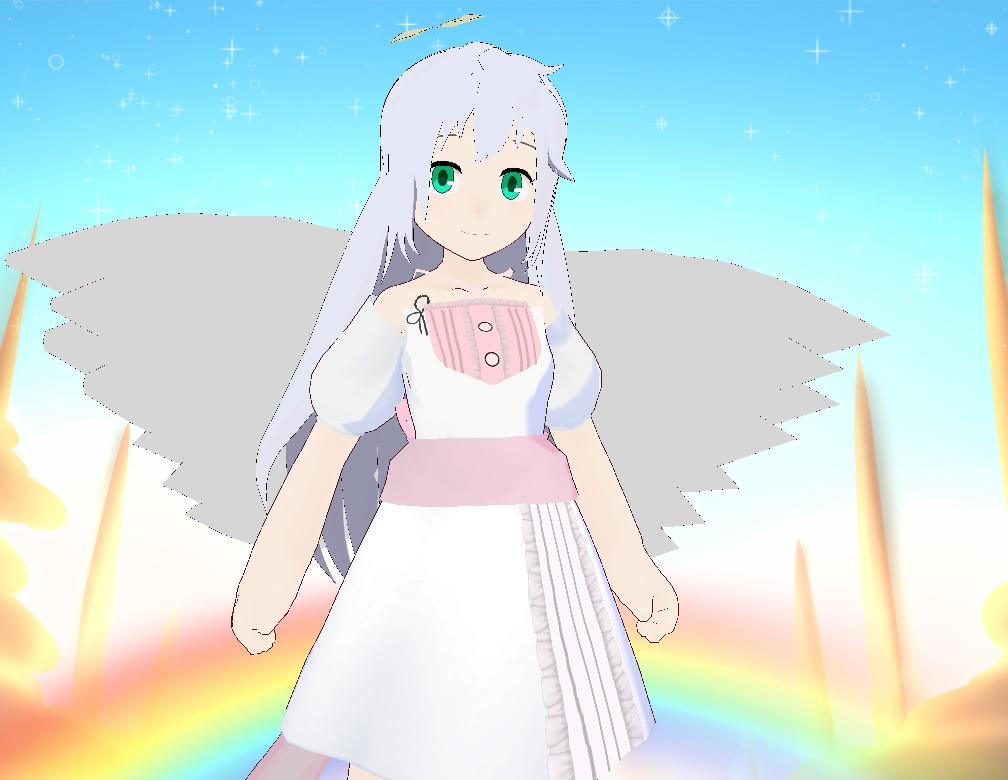 【Halo Beats!二次創作モデル】ブランコ・ハープ【Vroid】