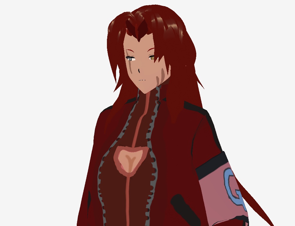 【Library Of Ruina/Lobotomy Corporation二次創作モデル】ゲブラー/Gebura【Vroid/MMD】