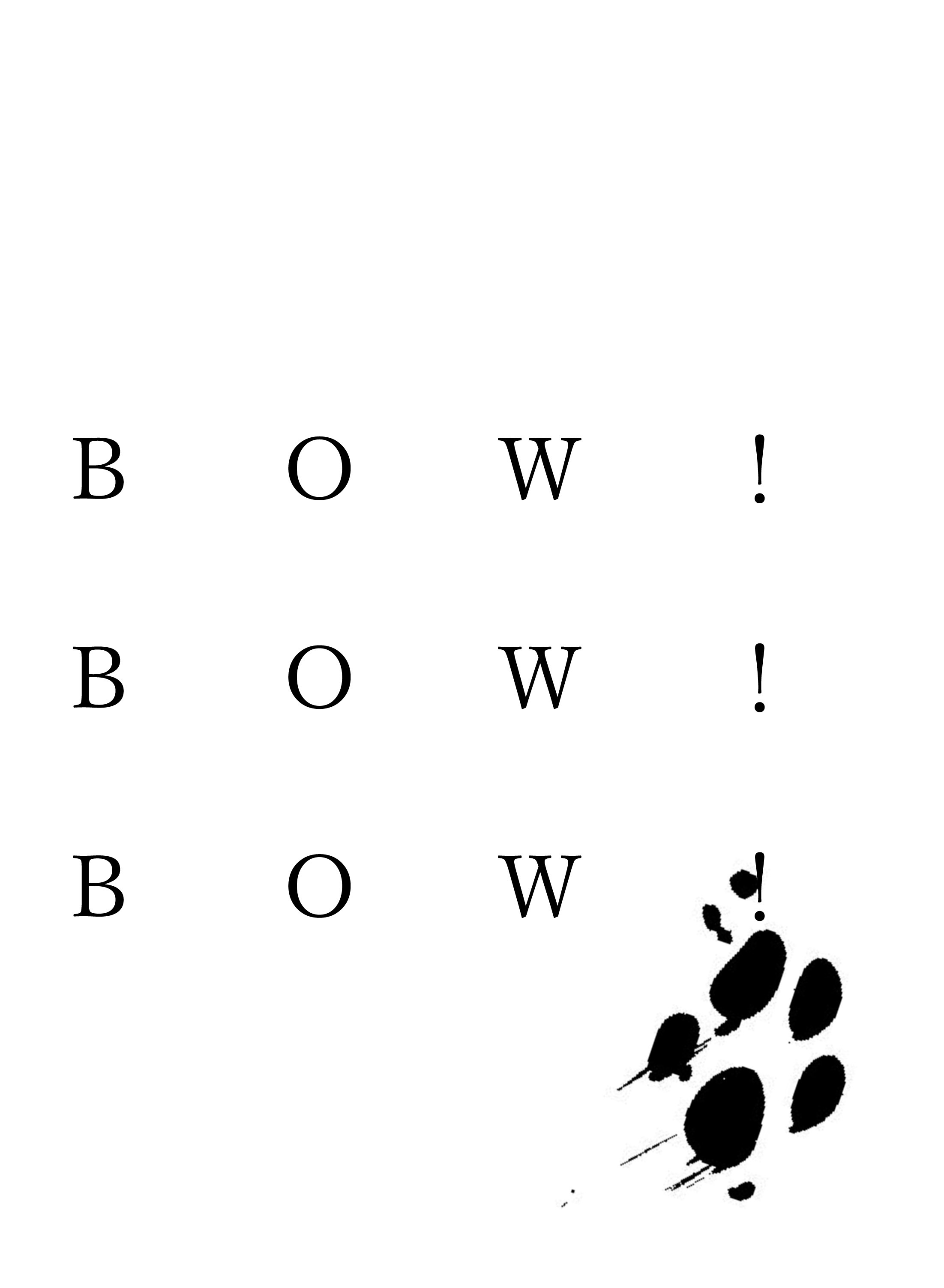 BOW!BOW!BOW!