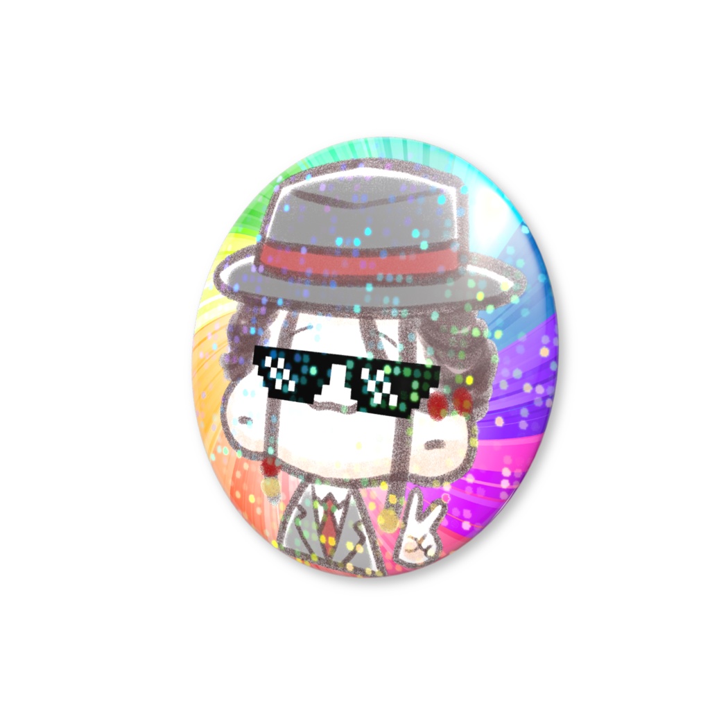 ゆるのま缶バッジ ホロ