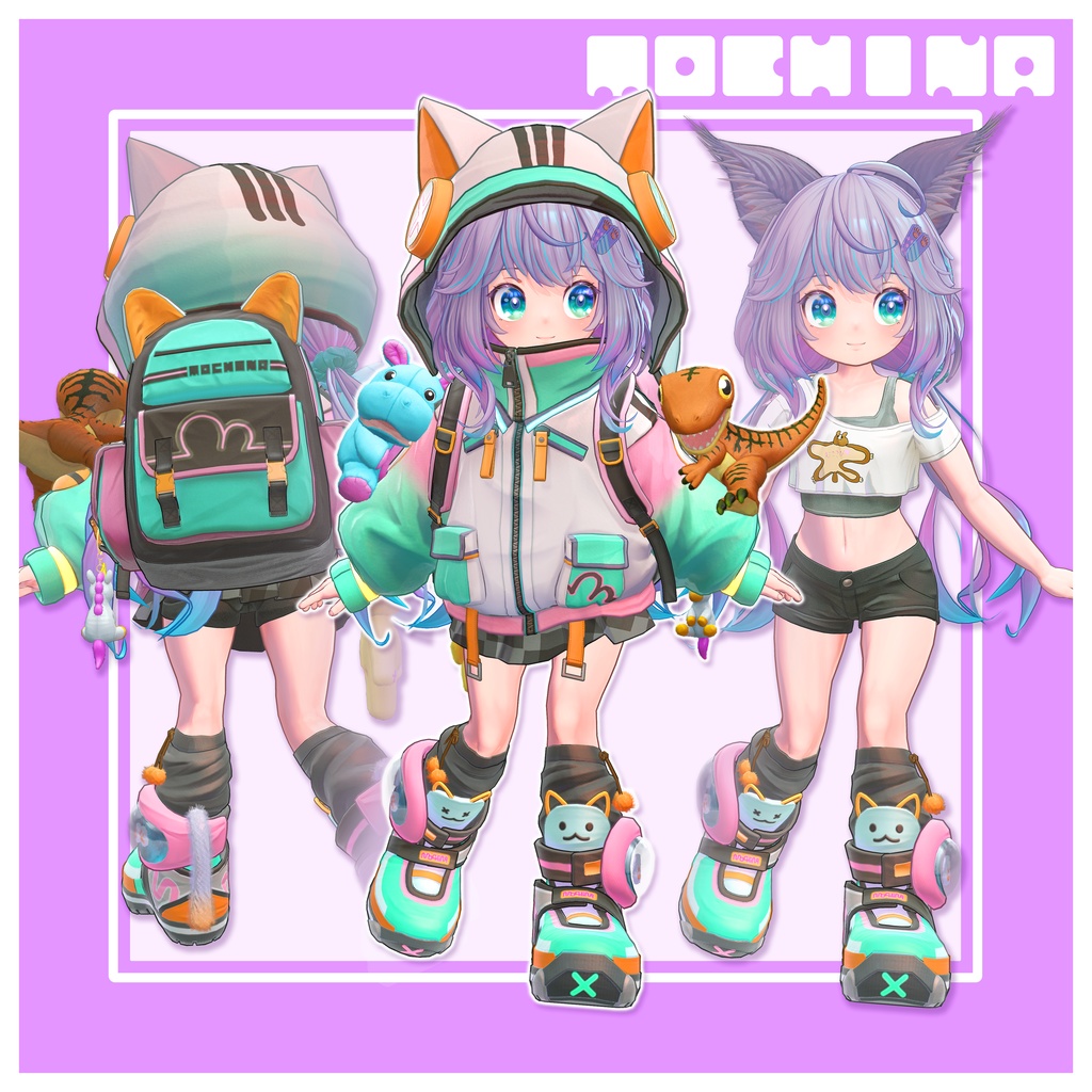 オリジナル3Dモデル『もちな MOCHINA』 ♪発売記念セール♪