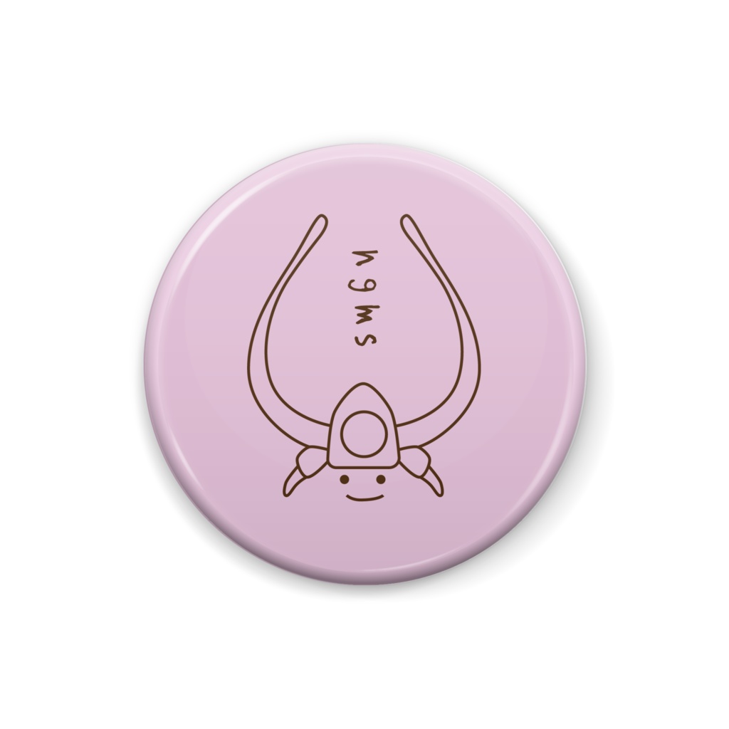 長政君バッチ(水牛兜バージョン)