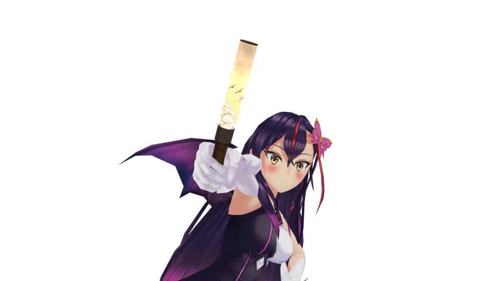 【VRChat】酒井抱一/雁に桜図（中幅） ペンライト(3Dグッズ)