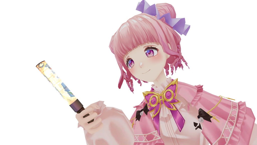 【VRChat】坤輿万国全図屏風 ペンライト(3Dグッズ)