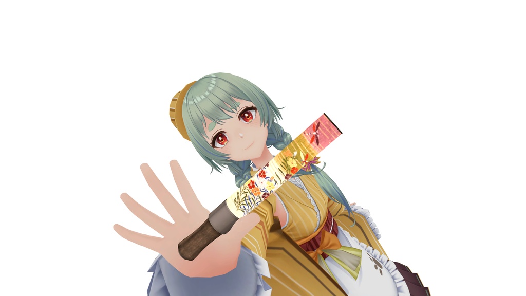 【VRChat】段に霞と撫子に蜻蛉文唐織 ペンライト(3Dグッズ)