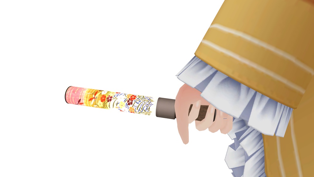 【VRChat】段に霞と撫子に蜻蛉文唐織 ペンライト(3Dグッズ)