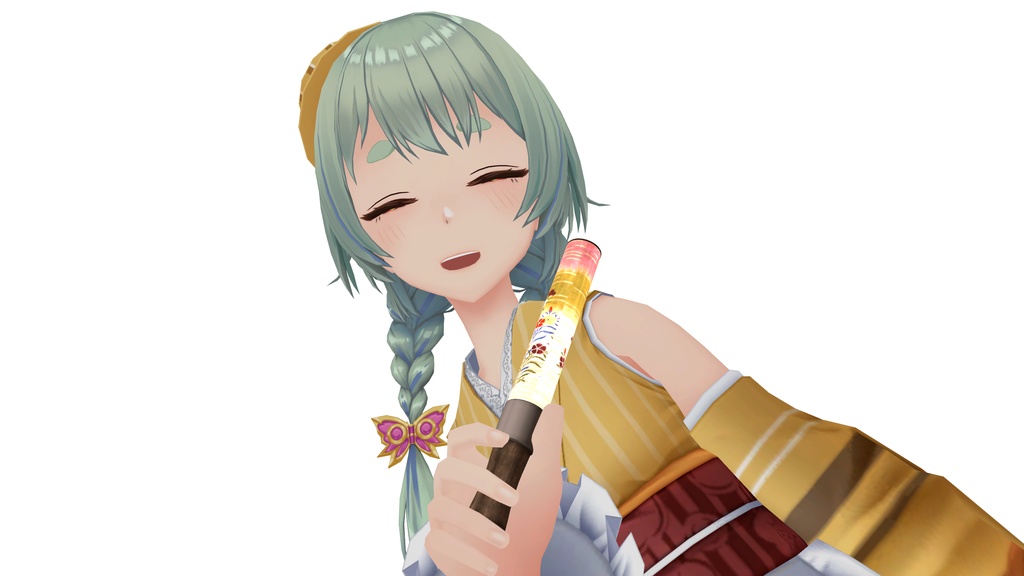 【VRChat】段に霞と撫子に蜻蛉文唐織 ペンライト(3Dグッズ)