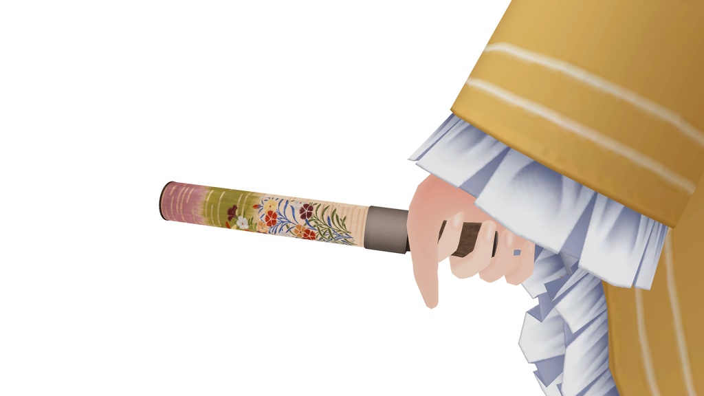 【VRChat】段に霞と撫子に蜻蛉文唐織 ペンライト(3Dグッズ)