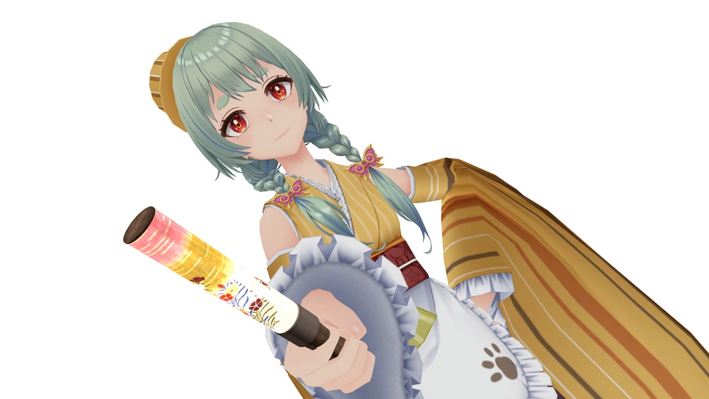 【VRChat】段に霞と撫子に蜻蛉文唐織 ペンライト(3Dグッズ)