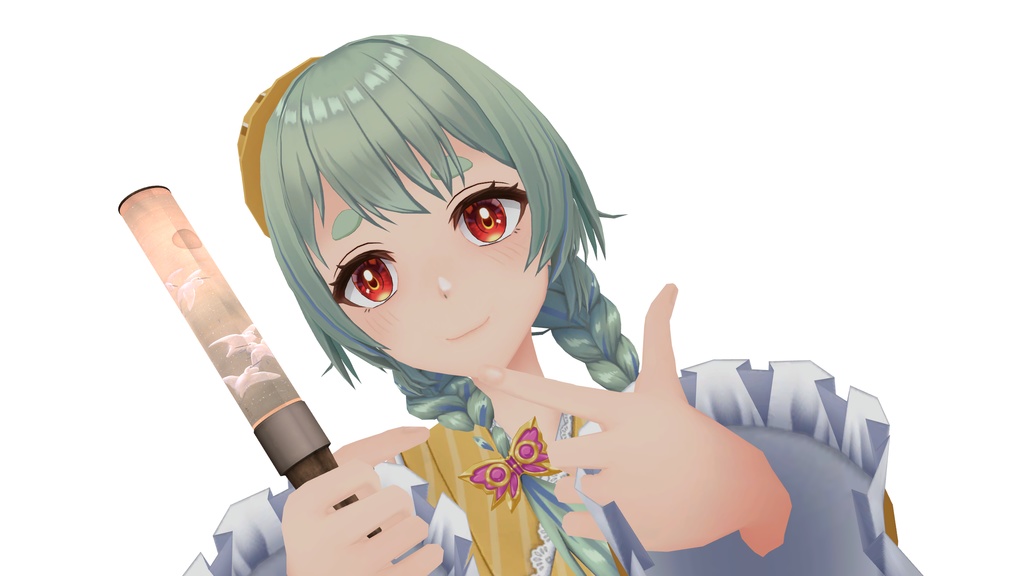 【VRChat】菱田春草/陸離 ペンライト(3Dグッズ)　