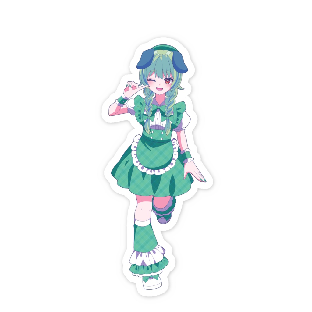 【SO.ON project LaV 4th anniversary】羽月風花 スマホステッカー