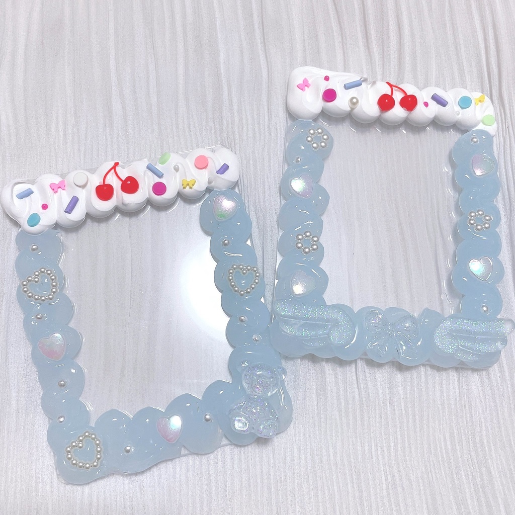 B8 クリームソーダイメージ 硬質ケースデコ トレカケースデコ