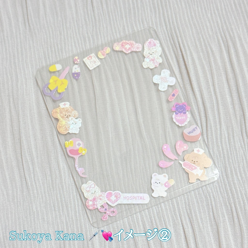 にじさんじ 🌈🕒 イメージ 硬質カードケースデコ デコケース トレカケースデコ シールデコ