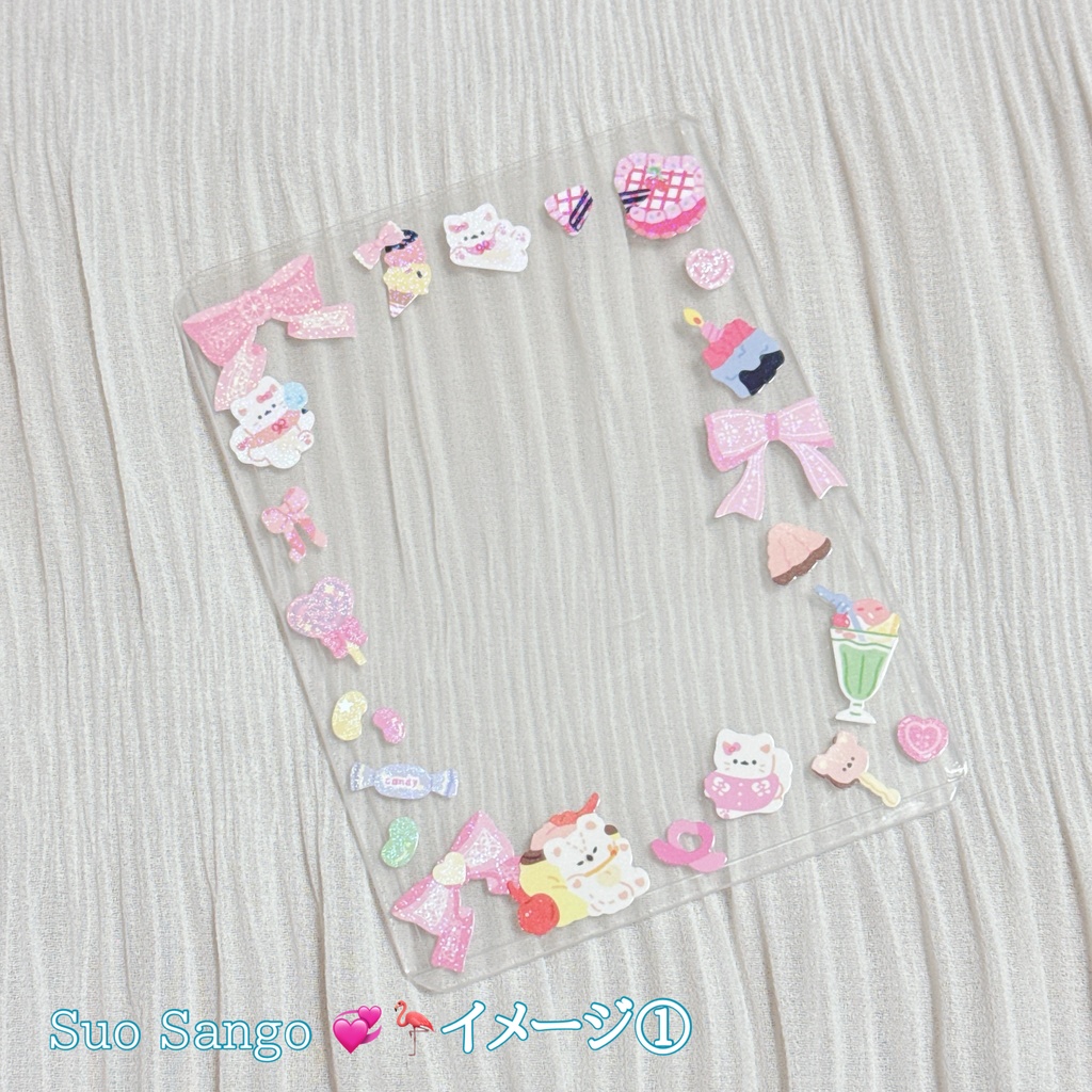 にじさんじ 🌈🕒 イメージ 硬質カードケースデコ デコケース トレカケースデコ シールデコ