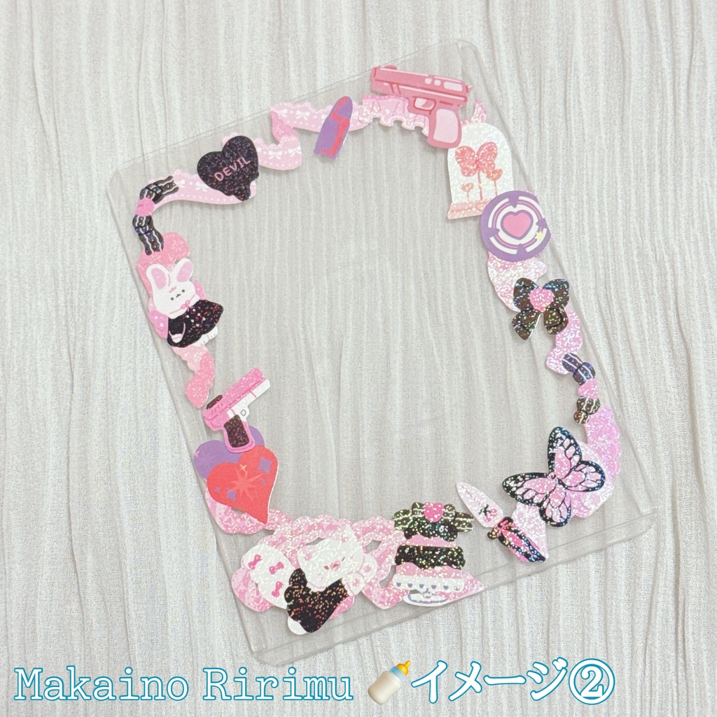 にじさんじ 🌈🕒 イメージ 硬質カードケースデコ デコケース トレカケースデコ シールデコ