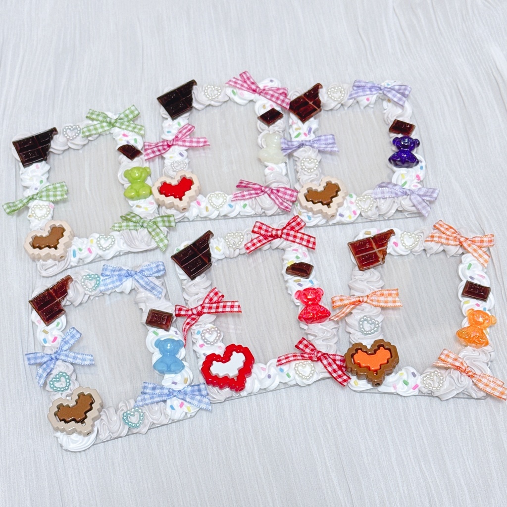硬質ケースデコ トレカケースデコ chocolate🍫
