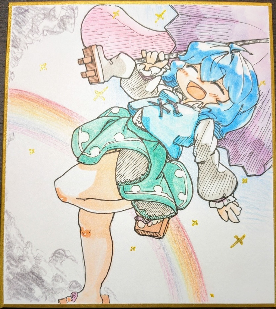 東方キャラ色紙