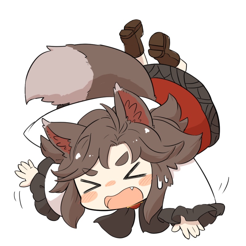 草の根つり上げアクリルキーホルダー