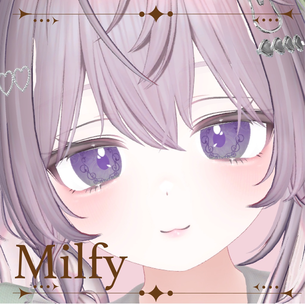 【3アバター】Frame eye 【11color】