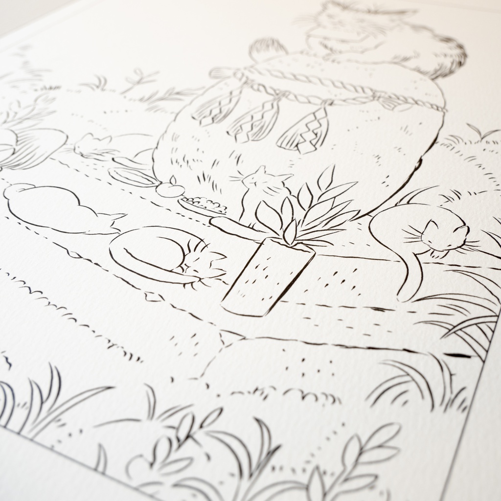 「Luminous」水彩塗り絵本 SALE