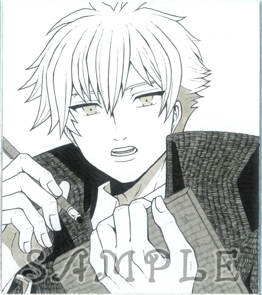 【ミニ色紙】サンソン