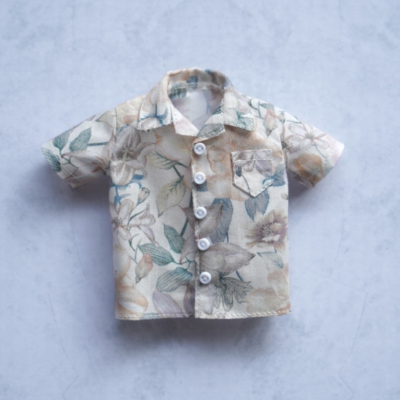 【シチリアの追憶】半袖シャツ【花柄】