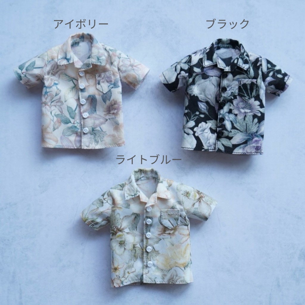 【シチリアの追憶】半袖シャツ【花柄】