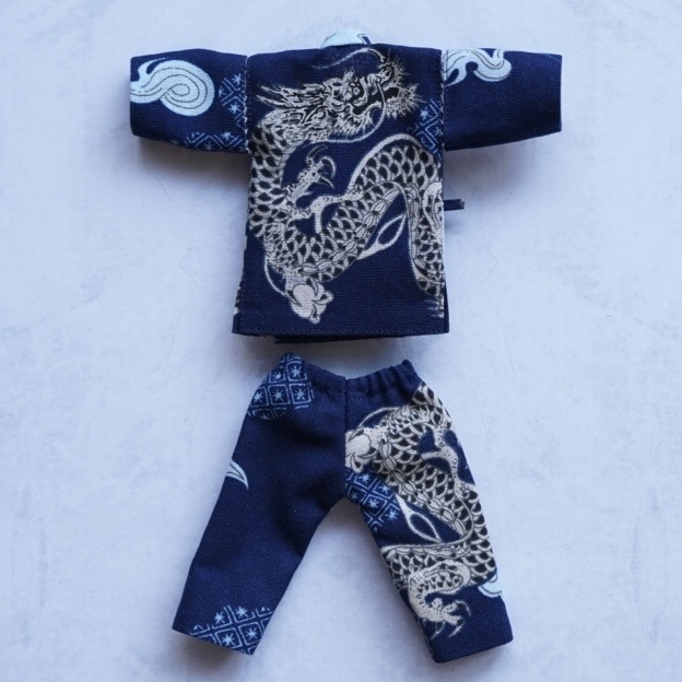 【シチリアの追憶】甚平【龍柄】