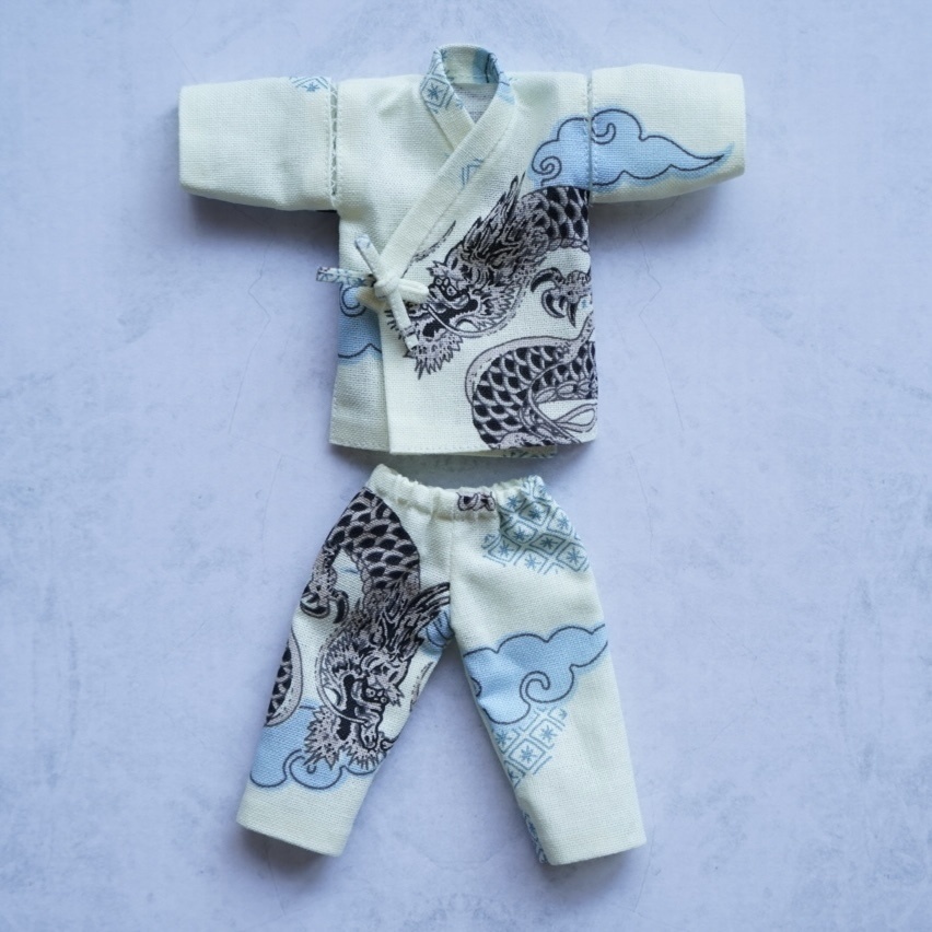 【シチリアの追憶】甚平【龍柄】