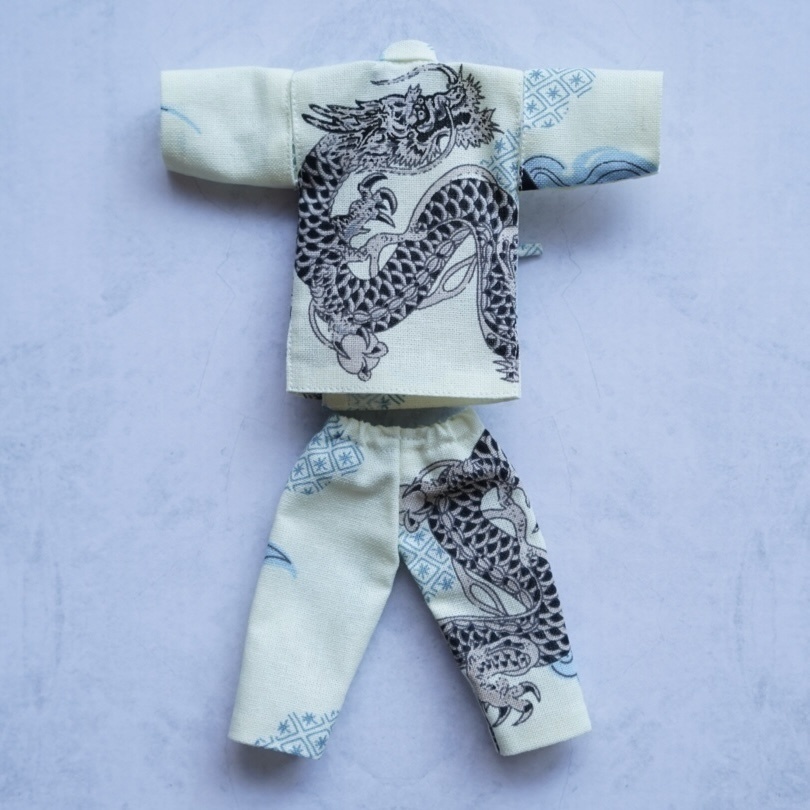 【シチリアの追憶】甚平【龍柄】