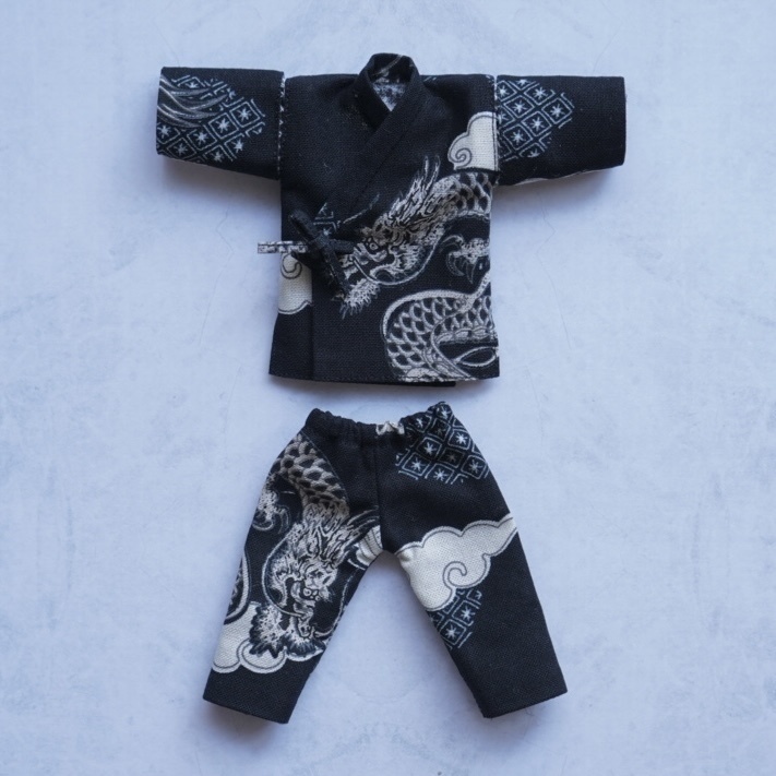 【シチリアの追憶】甚平【龍柄】