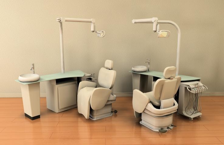 3DCG 歯科診療台　Prophylaxferie