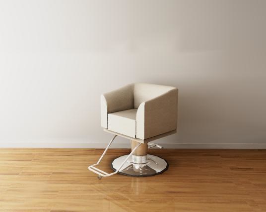 3DCG 美容イス　bsisu3