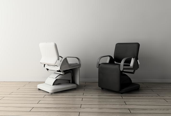 3DCG シャンプー　shampoochair