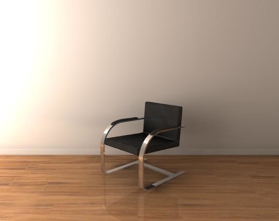 3DCG イス chair4