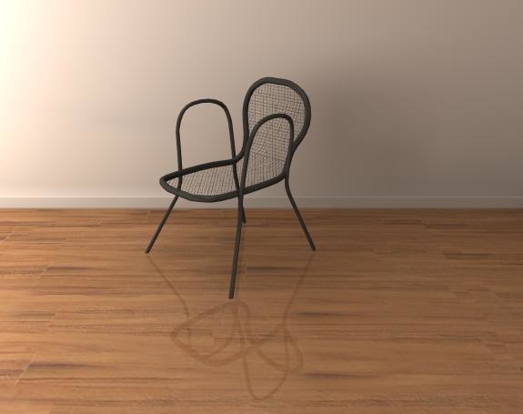 3DCG イス chair7