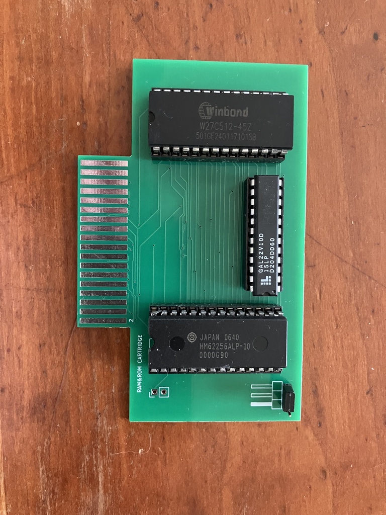 ぴゅう太RAM&ROMカートリッジ（完成品）